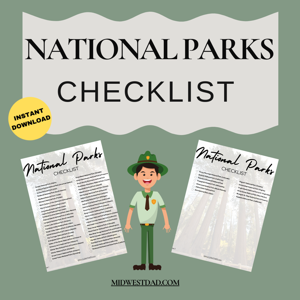 national park checklist