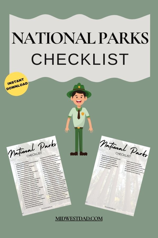 national parks checklist