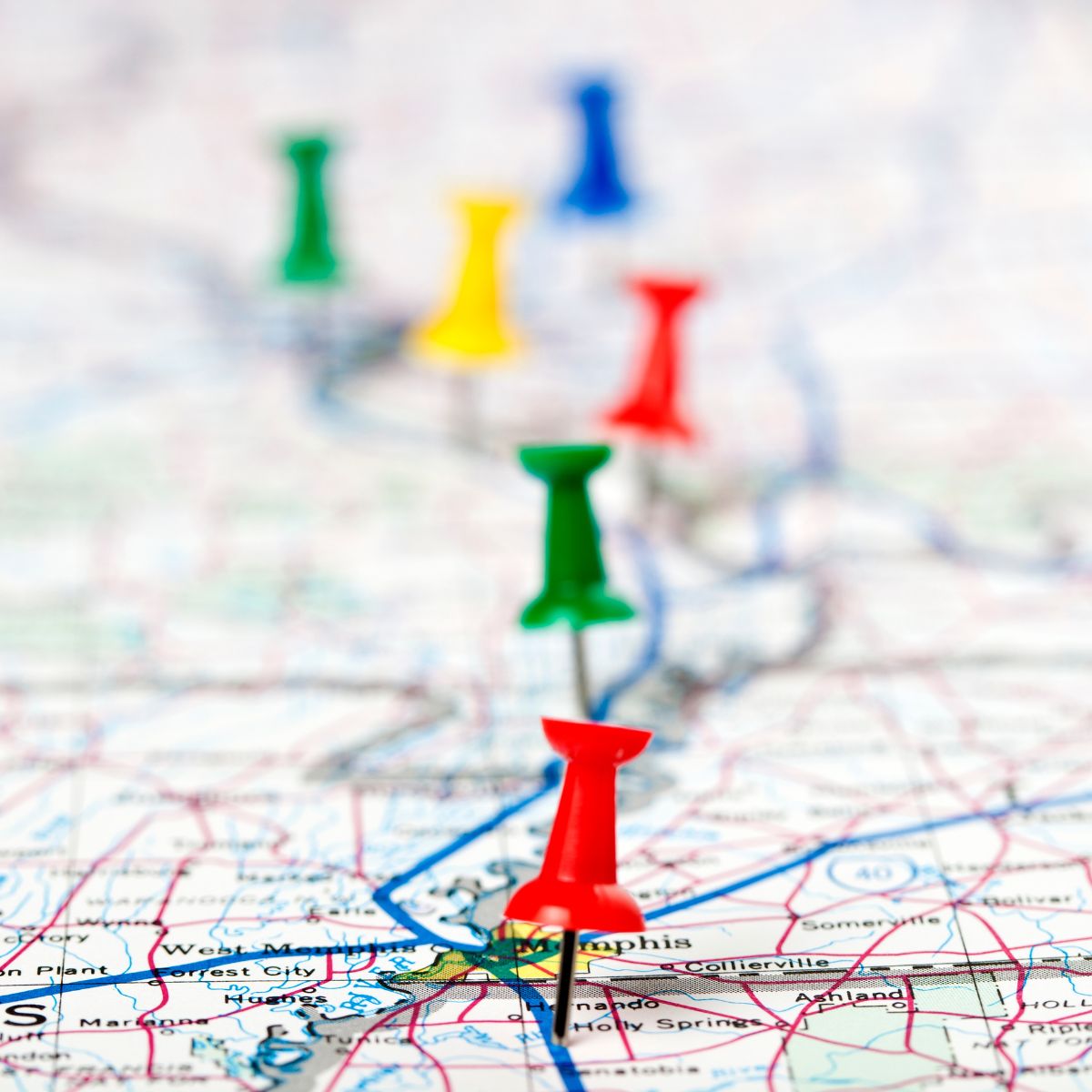 map pins